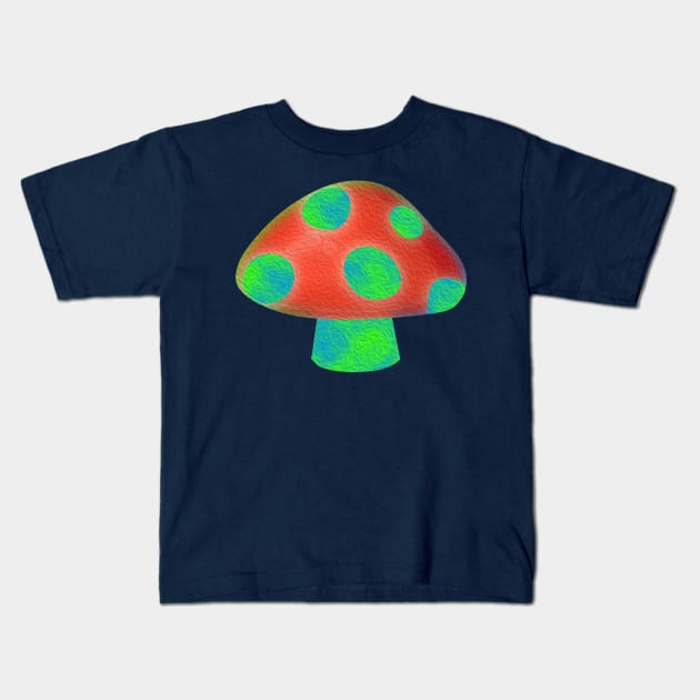 Mushroom Kids T-Shirt by whatwemade